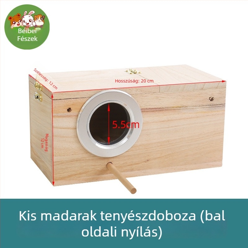 Gyöngy madárfészek – meleg fűből készült fészek télre, színes kiegészítők a kalitkához