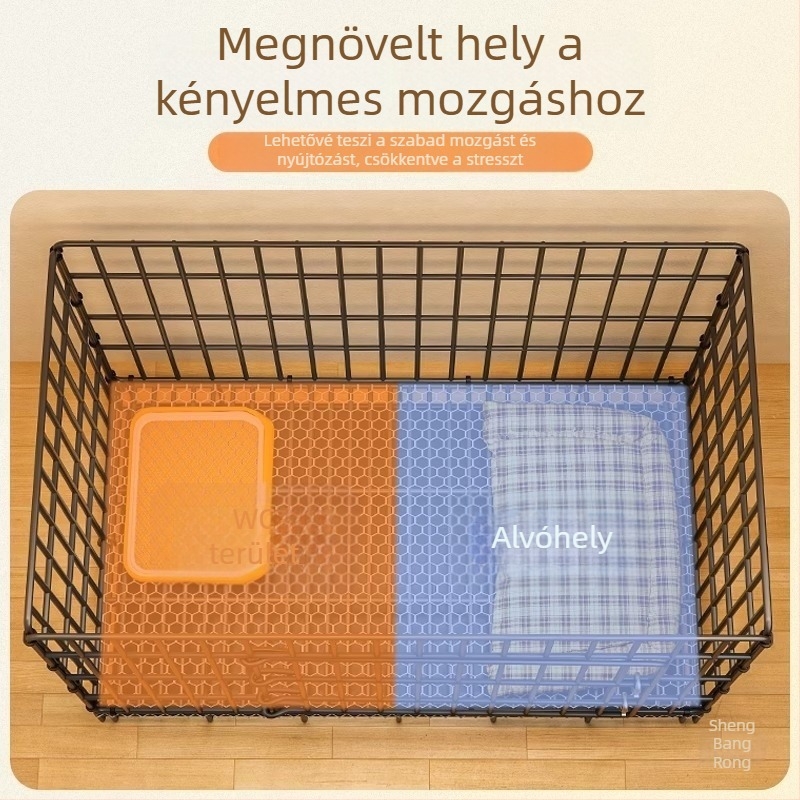 Beltéri kutyaketrec kis- és közepes méretű ebek számára