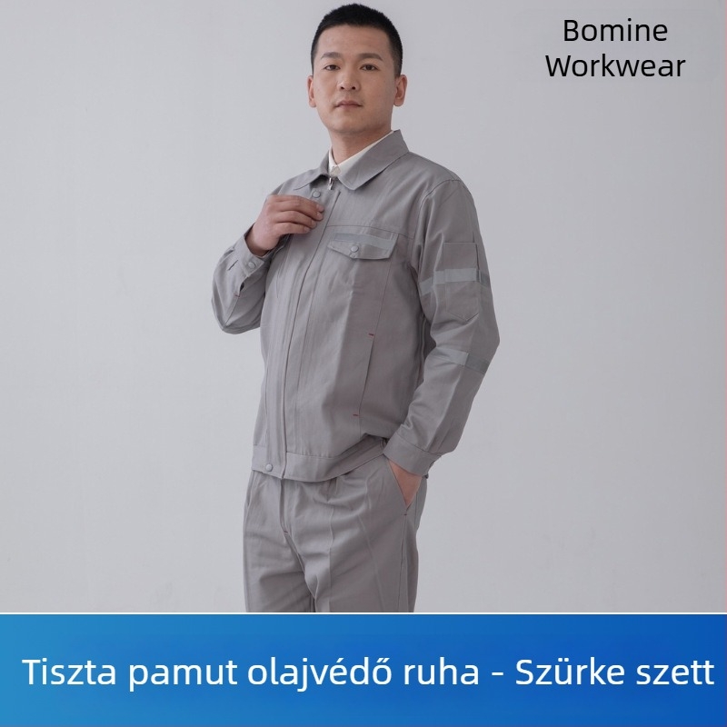 100% pamutból készült hegesztőruha, teljes pamutból készült munkaruha hegesztéshez, vastag és kopásálló