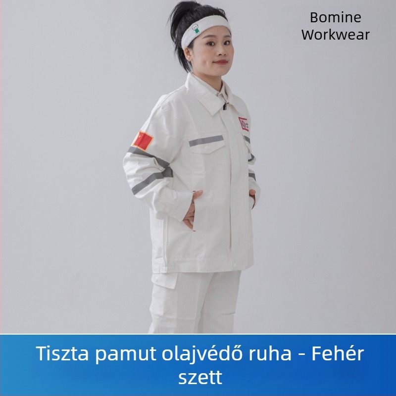100% pamutból készült hegesztőruha, teljes pamutból készült munkaruha hegesztéshez, vastag és kopásálló