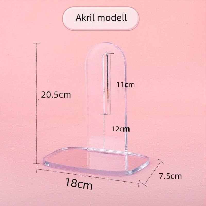 Átlátszó hörcsög futókerék csendes tengellyel, 17 cm