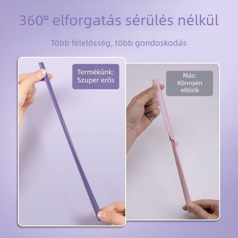 A4-es PP fájl mappa húzórúddal, oldalsó forgó zárással – nagy kapacitású dokumentumokhoz és diák dolgozatokhoz