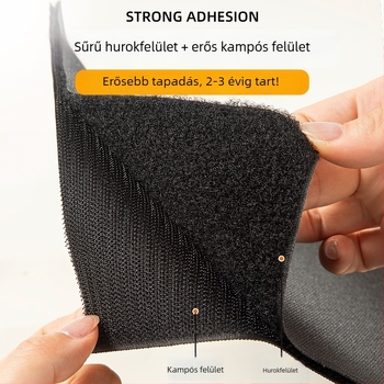 Nylon Velcro szalag ragasztó hátlappal, textil rögzítő