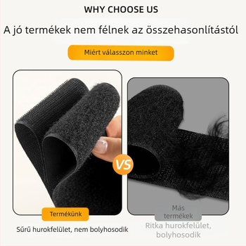 Nylon Velcro szalag ragasztó hátlappal, textil rögzítő