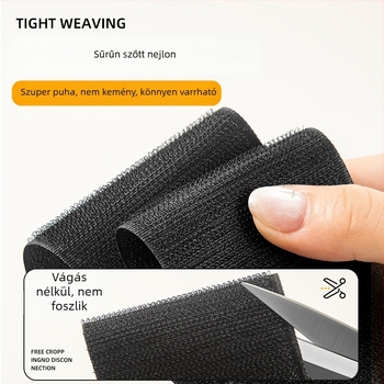 Nylon Velcro szalag ragasztó hátlappal, textil rögzítő