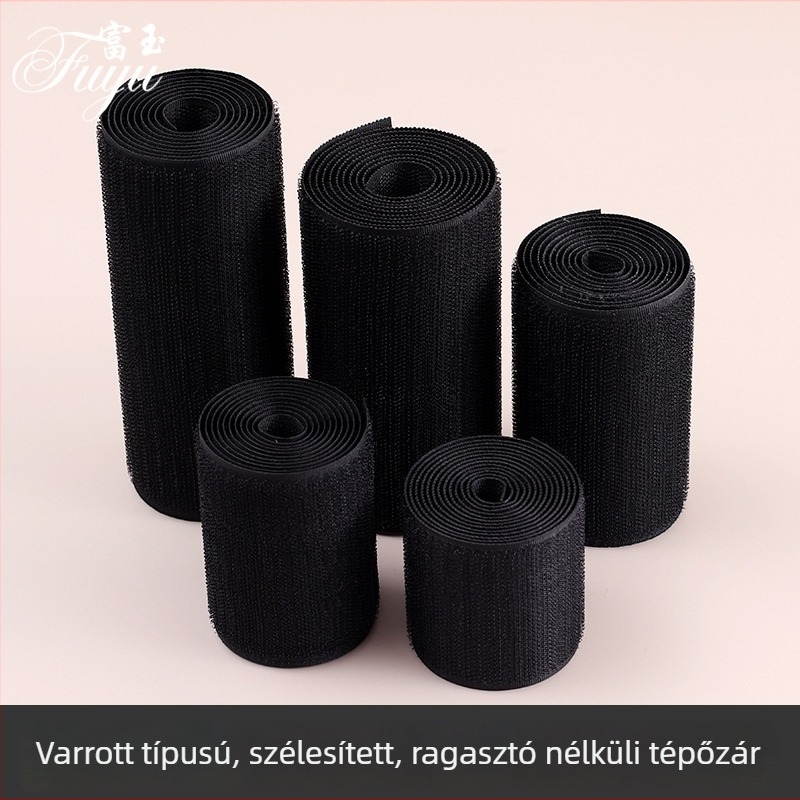 Nylon Velcro szalag ragasztó hátlappal, textil rögzítő