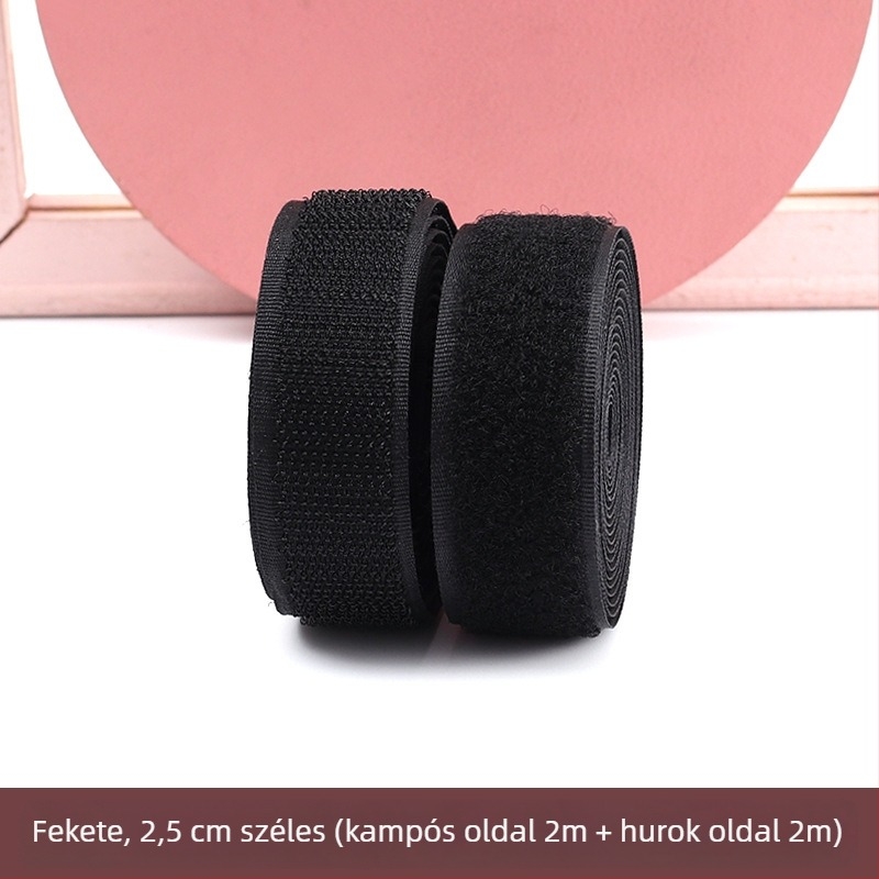 Nylon Velcro szalag ragasztó hátlappal, textil rögzítő