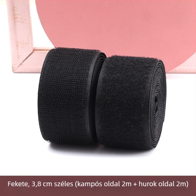 Nylon Velcro szalag ragasztó hátlappal, textil rögzítő