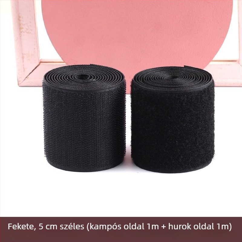Nylon Velcro szalag ragasztó hátlappal, textil rögzítő