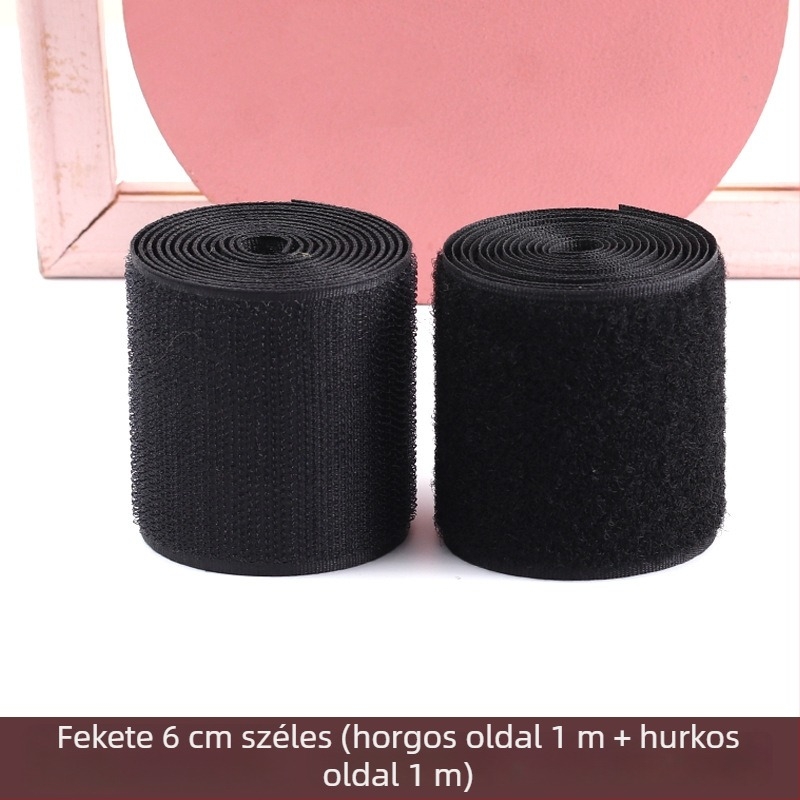 Nylon Velcro szalag ragasztó hátlappal, textil rögzítő