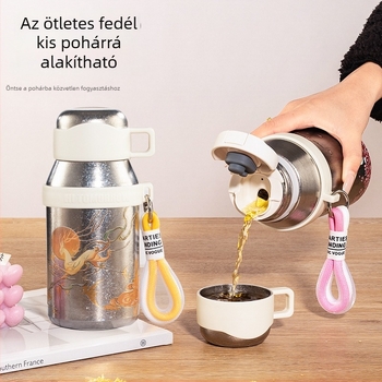 Tiszta titánium kettős falú termosz 500 ml