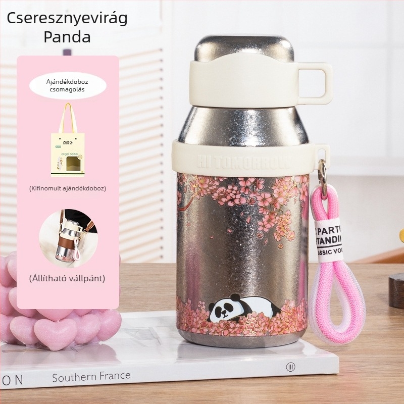 Tiszta titánium kettős falú termosz 500 ml