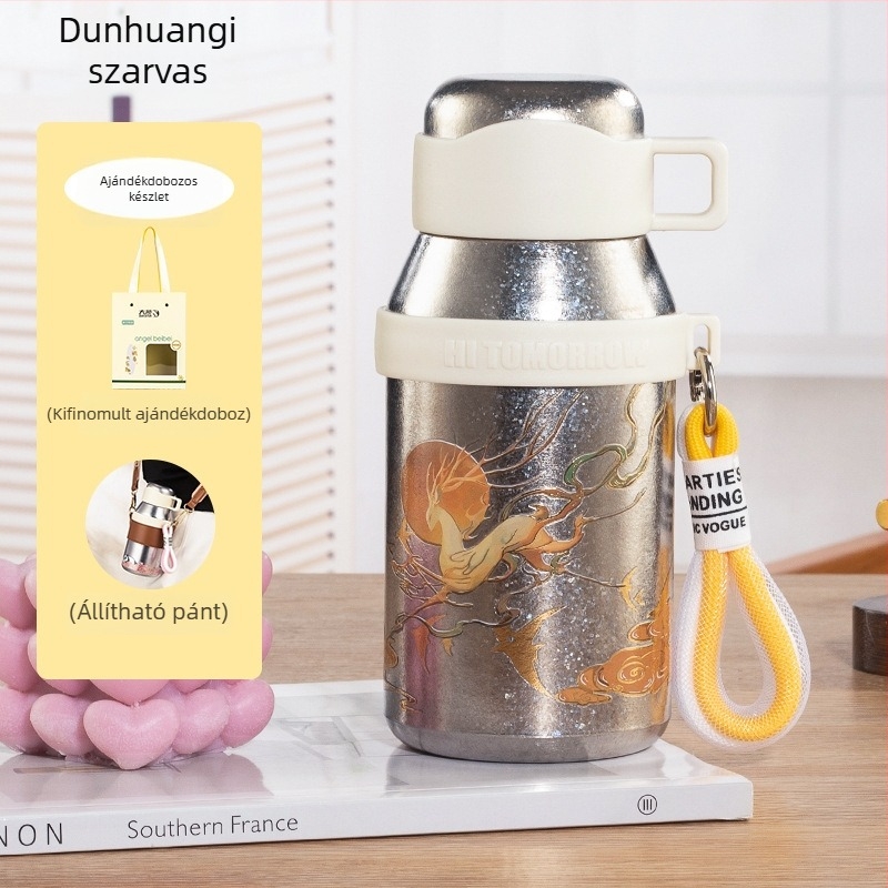 Tiszta titánium kettős falú termosz 500 ml