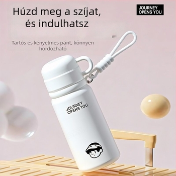 Nagy kapacitású, elegáns termosz pohár férfiaknak és nőknek, üzleti stílusú, hordozható, belső 316 rozsdamentes acél, gyermekeknek dupla használatú pohár