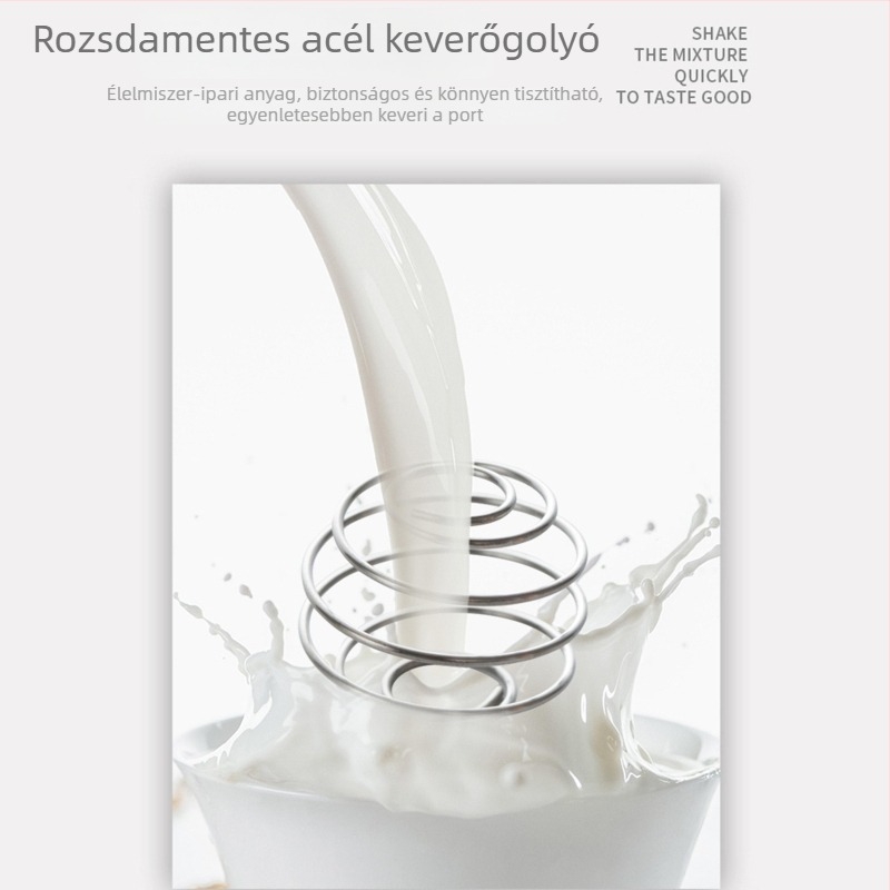 Fehérje por shaker pohár keverőgolyóval, italt helyettesítő turmix, kis méret, mérőskála