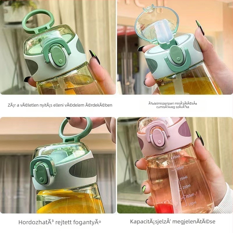 Új modell otthoni és irodai víz pohár, bébi pohár szívószállal, ultra-hordozható terhes nőknek