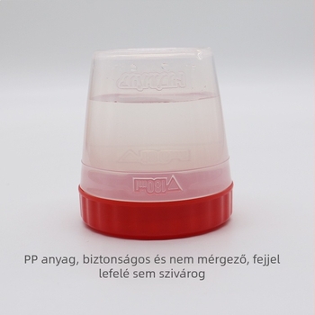 Egyszerű, ütésálló italtartó pohár fedéllel, mini műanyag víz pohár, hordozható kis kapacitású, shaker funkcióval