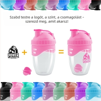 500/700 ml magas hőmérsékletnek ellenálló shaker kültéri sportokra, műanyag tejshake keverő pohár golyóval, fehérje por pohár