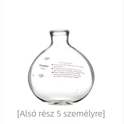 Szifon kávéfőző kiegészítő: felső pohár és alsó tartó 3–5 adagra