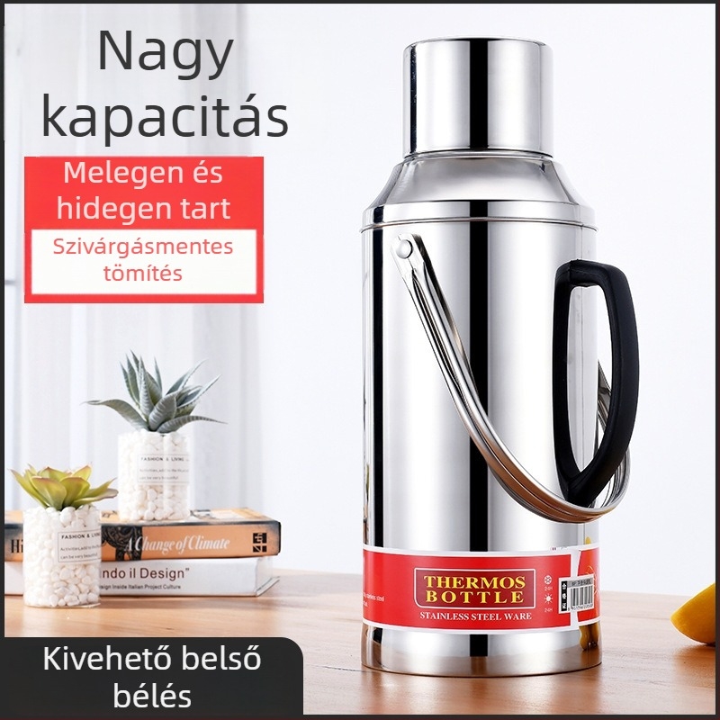 Pretty Chef rozsdamentes acél termosz, nagy kapacitású háztartási használatra