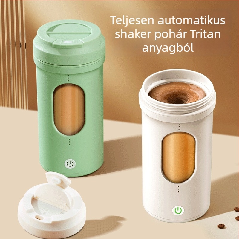 Teljesen automata keverőpohár, elektromos elegáns kávés pohár, újratölthető fehérje por shaker, nagy kapacitás