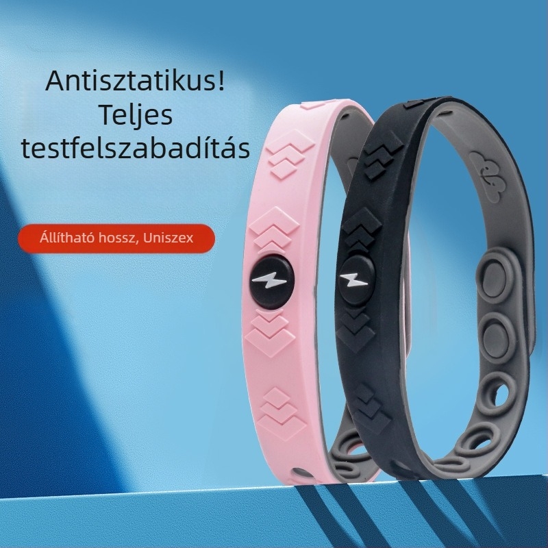 Vezeték nélküli anti-sztatikus karkötő negatív ion technológiával – uniszex, autóhasználatra