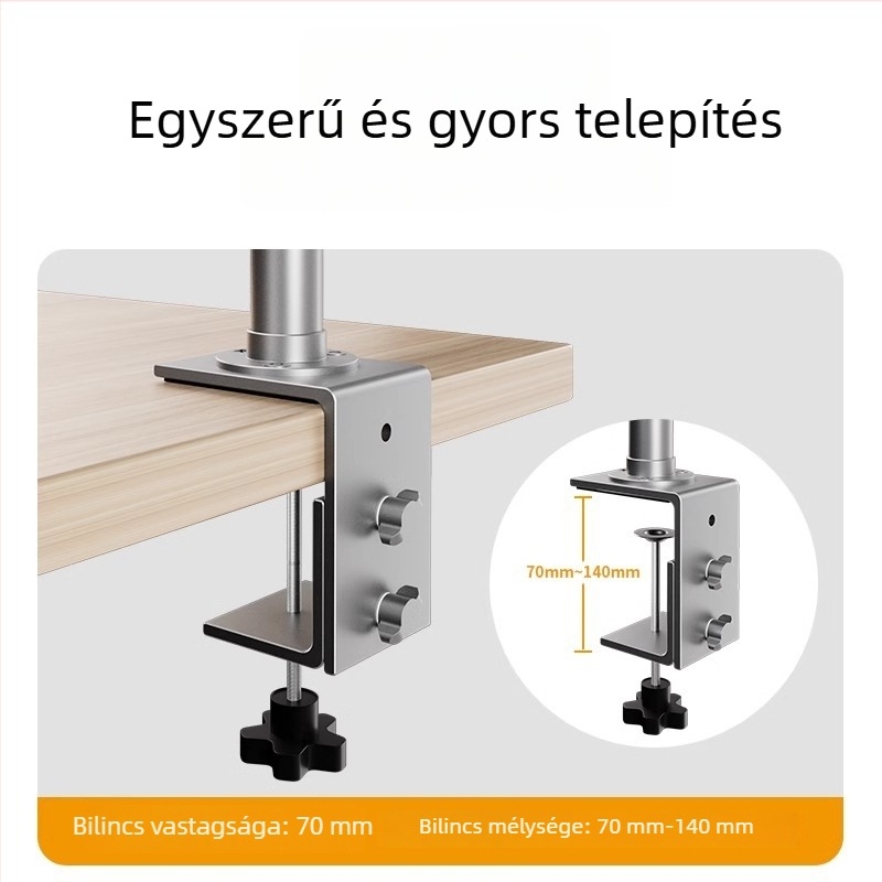 Asztali többfunkciós DIY univerzális kar kamera, telefon, világítás és mikrofon számára