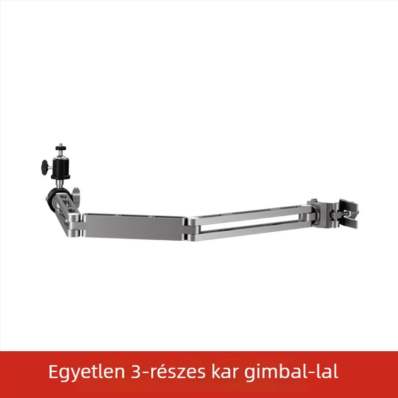 Asztali többfunkciós DIY univerzális kar kamera, telefon, világítás és mikrofon számára