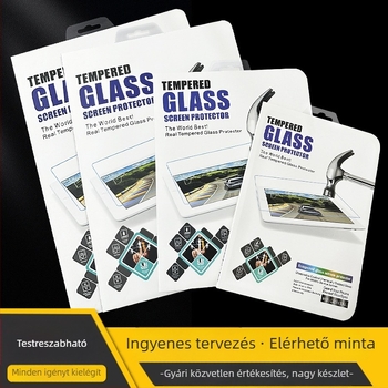 Tablettes blister csomagoló doboz védőfilmmel, 8–15 hüvelykig, 3D kivitel, HD védelem