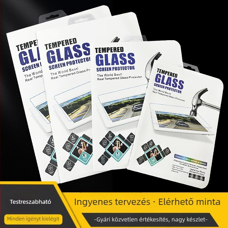 Tablettes blister csomagoló doboz védőfilmmel, 8–15 hüvelykig, 3D kivitel, HD védelem