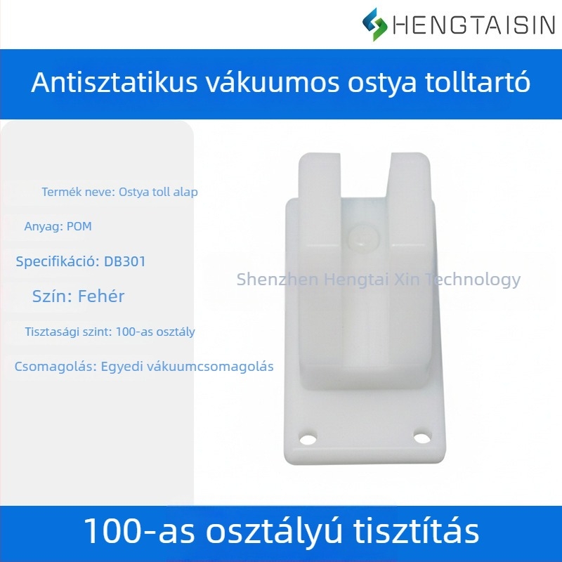 Antisztatikus wafer vákuumszívó tolltartó, POM-ból, PEEK tömítéssel