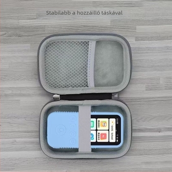 Tömör tok fejhallgatók és kábelek tárolásához, ütés- és nyomásálló EVA tok, modell D621