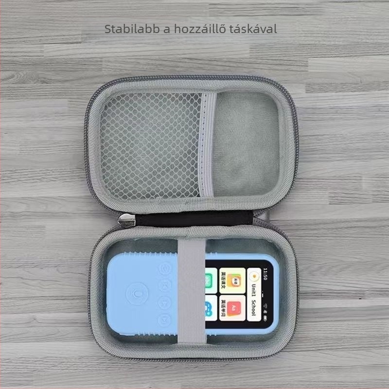 Tömör tok fejhallgatók és kábelek tárolásához, ütés- és nyomásálló EVA tok, modell D621