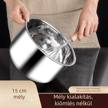 Otthoni zsír tároló, 304 rozsdamentes acélból, élelmiszer-minőségű, hűtőbarát, fedéllel