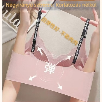 Nyáron hordható varrás nélküli melltartó-camiszola kis mellekhez, formázó és támasztó, vastag formázott kosárral (3/4)