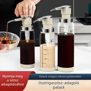 Boroszilíkat üveg osztriga szószhoz vákuumpumpával és préselővel a paradicsomszószhoz