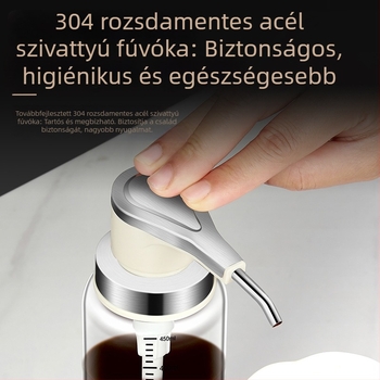 Boroszilíkat üveg osztriga szószhoz vákuumpumpával és préselővel a paradicsomszószhoz