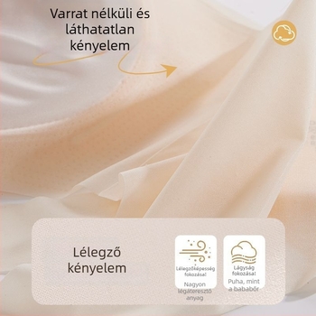 Varrás nélküli női fehérnemű, mellény-stílusú, koreai stílus, acélgyűrű nélkül, kis mellekhez, push-up hatás, vékony és kényelmes, géppel mosható