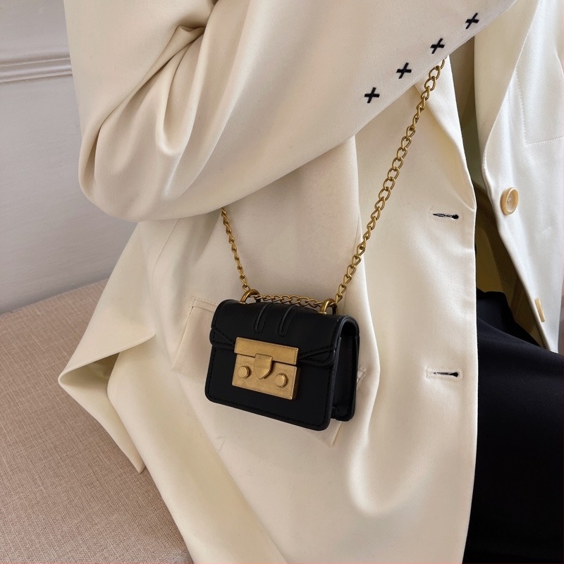 PU bőr mini négyszögletes crossbody táska, egyedi tervezés