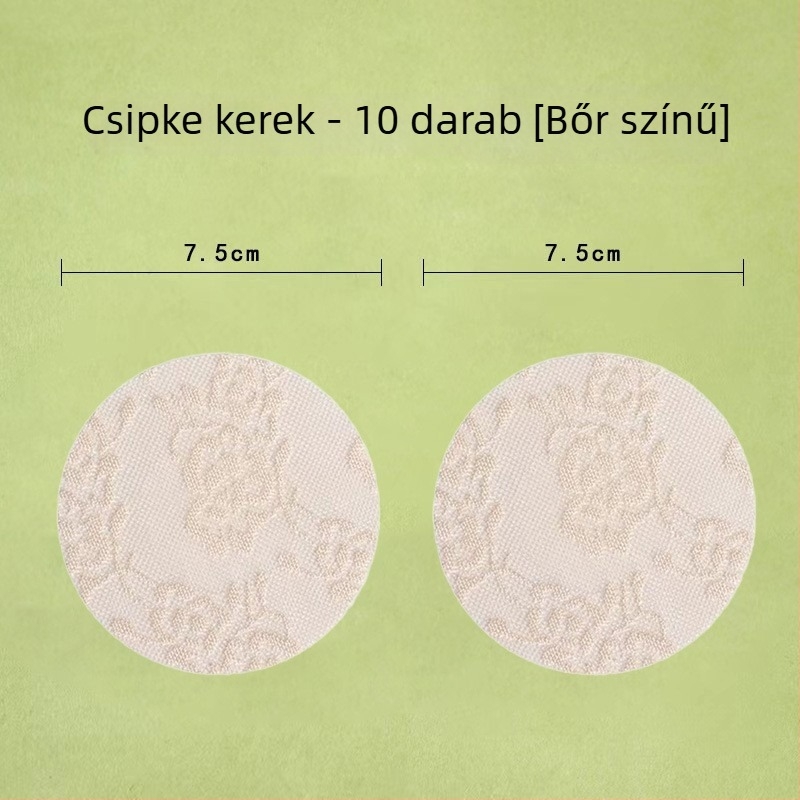 Csipkés melltapasz nőknek - vékony, feszesítő, láthatatlan mellbimbó-fedő, esküvői ruhához, kis mellem