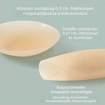 Orvosi minőségű szilikon mellbimbóvédők nők számára, ultra vékony, lélegző, láthatatlan, többször használható
