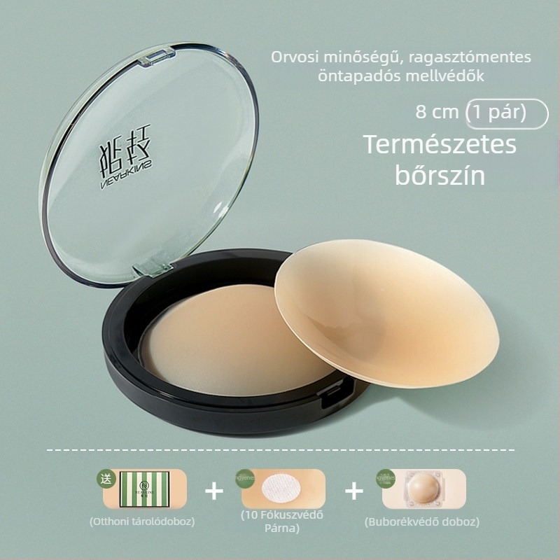 Orvosi minőségű szilikon mellbimbóvédők nők számára, ultra vékony, lélegző, láthatatlan, többször használható