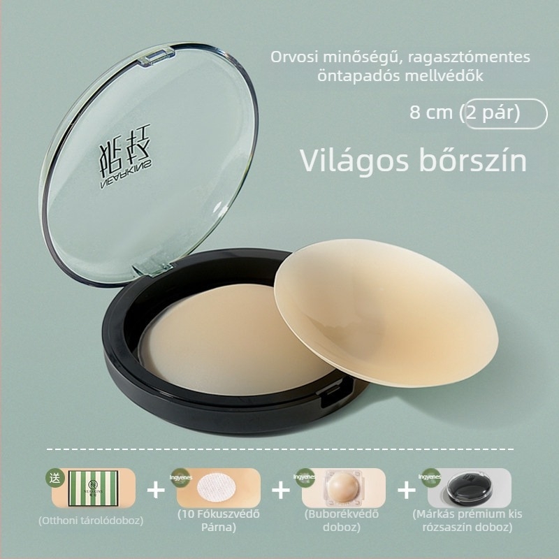 Orvosi minőségű szilikon mellbimbóvédők nők számára, ultra vékony, lélegző, láthatatlan, többször használható