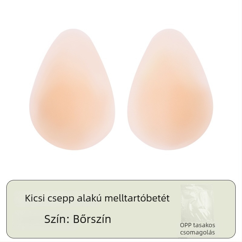 Szilikon melltapasz - ultra vékony, észrevehetetlen, nyommentes, emelő hatású, csepp alakú