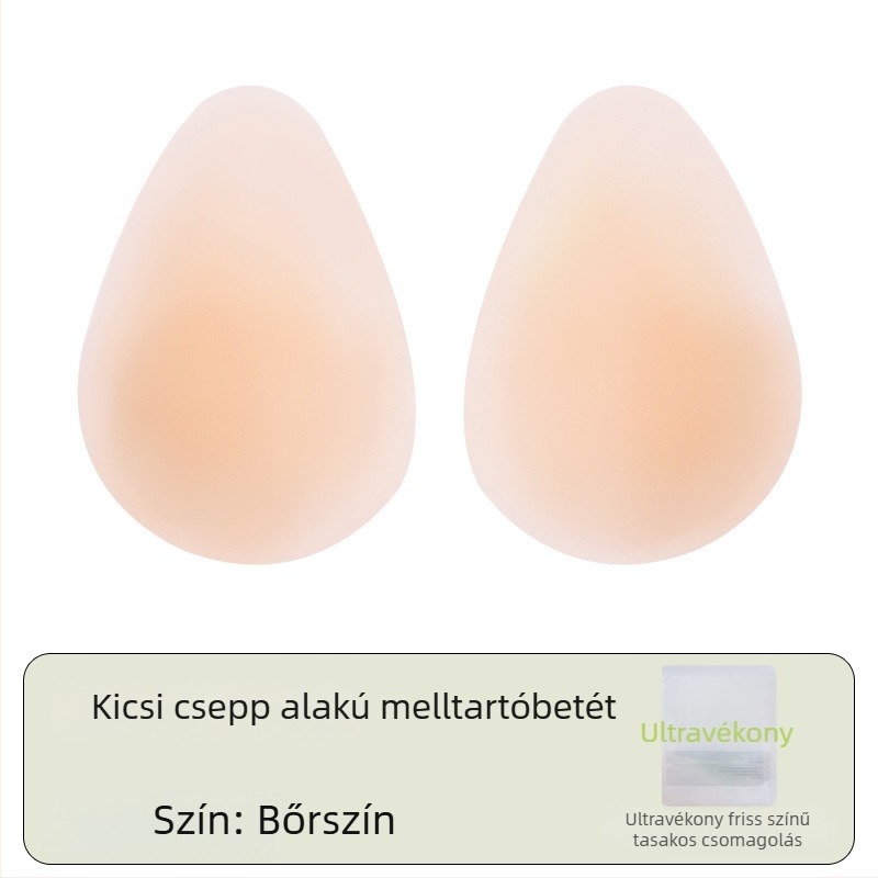 Szilikon melltapasz - ultra vékony, észrevehetetlen, nyommentes, emelő hatású, csepp alakú