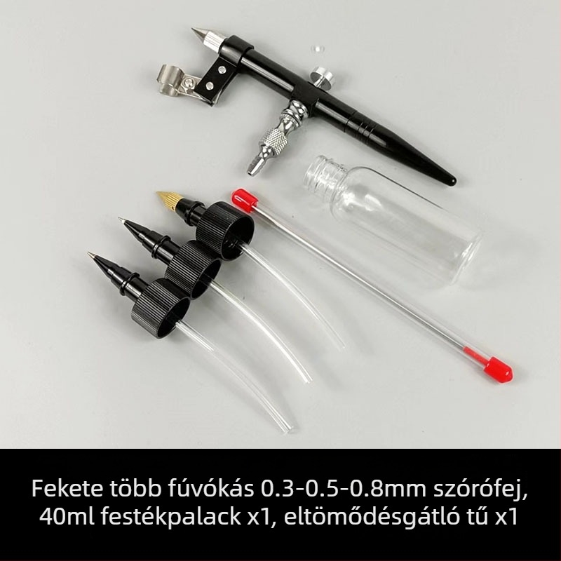 Új modell katonai Gundam festőeszköz, Gundam marker tollal és spray tollal, levegőpumpával történő használathoz
