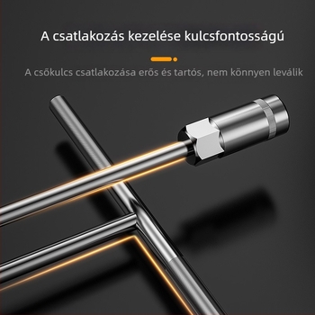 Kézi T-alakú dugókulcs 6–19 mm, többször használható külső hatszögű kulcs autók és motorkerékpárok javításához