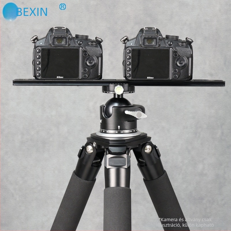 38 mm-es gimbalhoz univerzális alumínium ötvözetű gyorskioldó lemez – kompatibilis mirrorless és DSLR kamerákkal