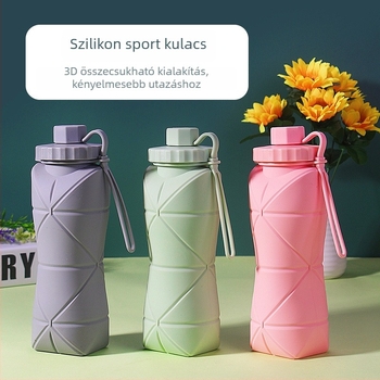 Élelmiszer-minőségű szilikonból készült összecsukható vízcsésze utazásokhoz és szabadtéri tevékenységekhez, ultra könnyű, ütésálló, hordozható, testreszabható.