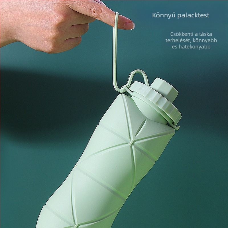 Élelmiszer-minőségű szilikonból készült összecsukható vízcsésze utazásokhoz és szabadtéri tevékenységekhez, ultra könnyű, ütésálló, hordozható, testreszabható.